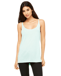 Sample of Bella 8838 - Ladies' Slouchy Tank in MINT from side front