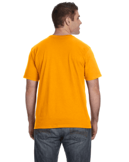 Sample of Anvil 980 - 100% Cotton Lightweight T-Shirt in GOLD from side back
