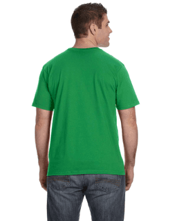Sample of Anvil 980 - 100% Cotton Lightweight T-Shirt in GREEN APPLE from side back