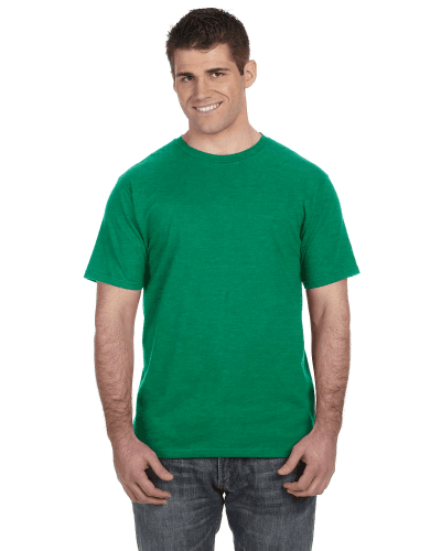 Sample of Anvil 980 - 100% Cotton Lightweight T-Shirt in HEATHER GREEN style