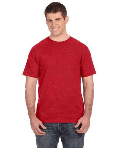 Sample of Anvil 980 - 100% Cotton Lightweight T-Shirt in HEATHER RED style