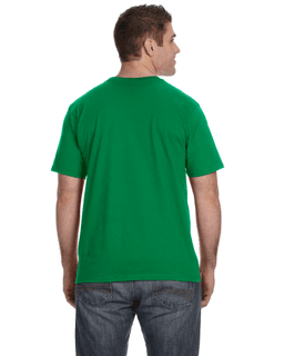 Sample of Anvil 980 - 100% Cotton Lightweight T-Shirt in KELLY GREEN from side back
