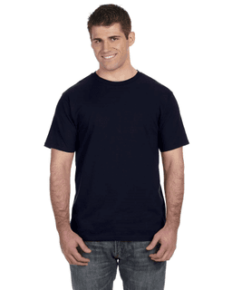 Sample of Anvil 980 - 100% Cotton Lightweight T-Shirt in NAVY from side front