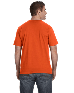 Sample of Anvil 980 - 100% Cotton Lightweight T-Shirt in ORANGE from side back