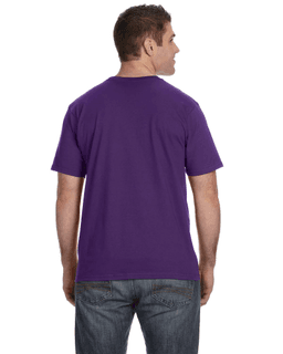Sample of Anvil 980 - 100% Cotton Lightweight T-Shirt in PURPLE from side back