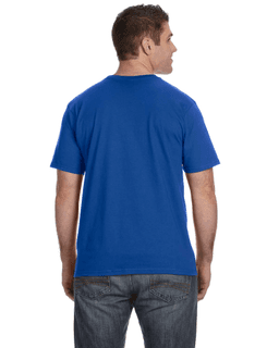 Sample of Anvil 980 - 100% Cotton Lightweight T-Shirt in ROYAL BLUE from side back