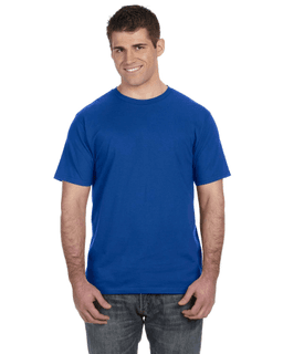 Sample of Anvil 980 - 100% Cotton Lightweight T-Shirt in ROYAL BLUE from side front