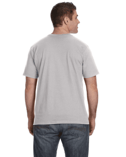 Sample of Anvil 980 - 100% Cotton Lightweight T-Shirt in SILVER from side back