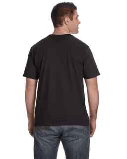 Sample of Anvil 980 - 100% Cotton Lightweight T-Shirt in SMOKE from side back