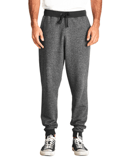 Sample of Next Level 9800 - Men's Denim Fleece Jogger in BLACK from side front
