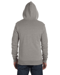 Sample of Alternative Apparel AA9590 - Unisex Rocky Eco-Fleece Solid Zip Hoodie in ECO GREY from side back