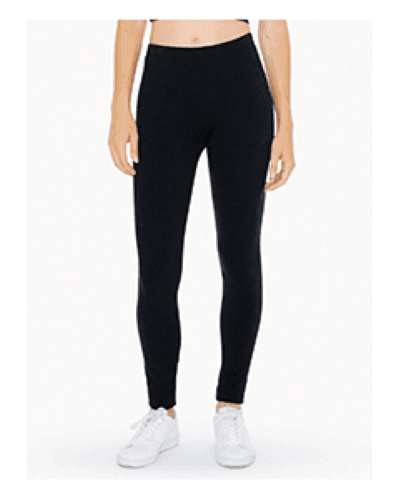 Sample of American Apparel ATT328W Ladies' Cotton Spandex Winter Leggings in BLACK style