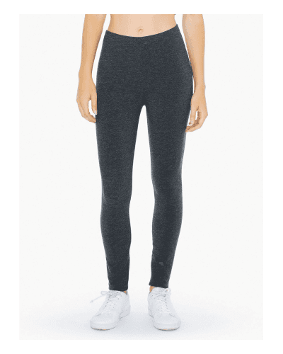 Sample of American Apparel ATT328W Ladies' Cotton Spandex Winter Leggings in CHARCOAL style