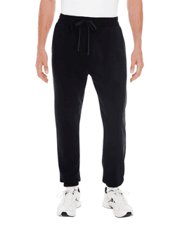 Sample of Burnside BU8800 - Adult Fleece Joggers in BLACK from side front