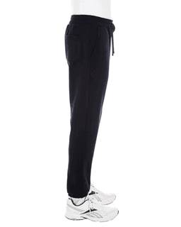 Sample of Burnside BU8800 - Adult Fleece Joggers in BLACK from side sleeveleft