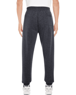 Sample of Burnside BU8800 - Adult Fleece Joggers in CHARCOAL from side back