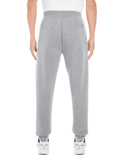 Sample of Burnside BU8800 - Adult Fleece Joggers in HEATHER GREY from side back