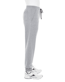 Sample of Burnside BU8800 - Adult Fleece Joggers in HEATHER GREY from side sleeveleft