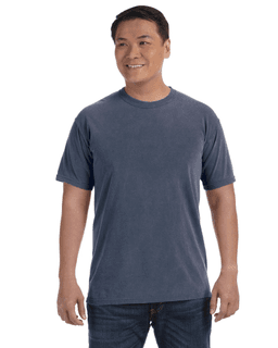 Sample of Comfort Colors C1717 - Adult Heavyweight RS T-Shirt in WASHED DENIM from side front