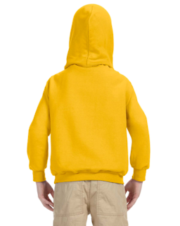Sample of Gildan G185B - Youth 8 oz., 50/50 Hoodie in GOLD from side back