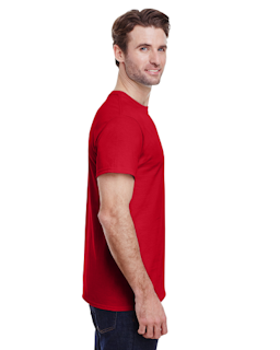 Sample of Gildan 2000 - Adult Ultra Cotton 6 oz. T-Shirt in CHERRY RED from side sleeveleft