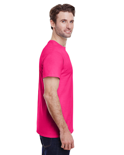 Sample of Gildan 2000 - Adult Ultra Cotton 6 oz. T-Shirt in HELICONIA from side sleeveleft