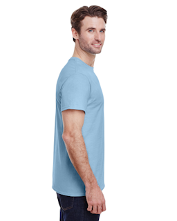 Sample of Gildan 2000 - Adult Ultra Cotton 6 oz. T-Shirt in LIGHT BLUE from side sleeveleft