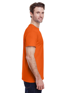 Sample of Gildan 2000 - Adult Ultra Cotton 6 oz. T-Shirt in ORANGE from side sleeveleft
