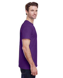 Sample of Gildan 2000 - Adult Ultra Cotton 6 oz. T-Shirt in PURPLE from side sleeveleft
