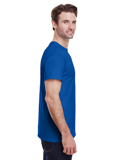 Sample of Gildan 2000 - Adult Ultra Cotton 6 oz. T-Shirt in ROYAL from side sleeveleft
