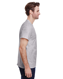 Sample of Gildan 2000 - Adult Ultra Cotton 6 oz. T-Shirt in SPORT GREY from side sleeveleft