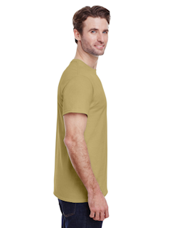 Sample of Gildan 2000 - Adult Ultra Cotton 6 oz. T-Shirt in TAN from side sleeveleft