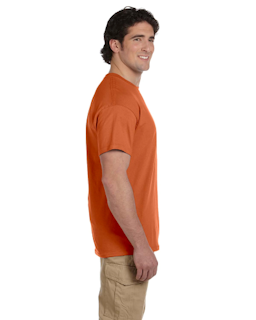 Sample of Gildan 2000 - Adult Ultra Cotton 6 oz. T-Shirt in TEXAS ORANGE from side sleeveleft