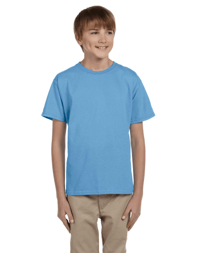 Sample of Gildan 2000B - Youth Ultra Cotton 6 oz. T-Shirt in CAROLINA BLUE style