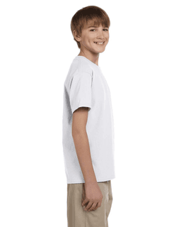 Sample of Gildan 2000B - Youth Ultra Cotton 6 oz. T-Shirt in PREPARED FOR DYE from side sleeveleft