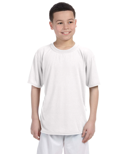Sample of Gildan G420B - Youth Performance 100% Polyester T in WHITE style