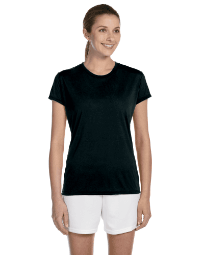 Sample of Gildan G420L - Ladies' Performance 100% Polyester Tee in BLACK style
