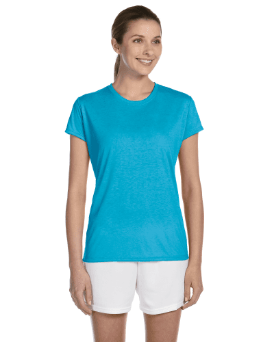 Sample of Gildan G420L - Ladies' Performance 100% Polyester Tee in CAROLINA BLUE style