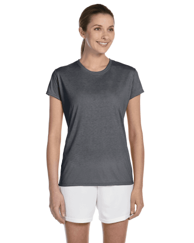 Sample of Gildan G420L - Ladies' Performance 100% Polyester Tee in CHARCOAL style