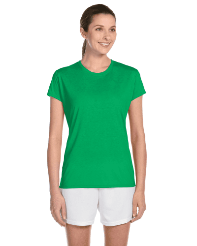 Sample of Gildan G420L - Ladies' Performance 100% Polyester Tee in IRISH GREEN style