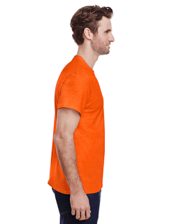 Sample of Gildan G500 - Adult 5.3 oz. T-Shirt in ANTIQUE ORANGE from side sleeveleft