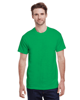 Sample of Gildan G500 - Adult 5.3 oz. T-Shirt in ANTIQ IRISH GRN from side front