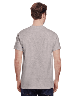 Sample of Gildan G500 - Adult 5.3 oz. T-Shirt in ASH GREY from side back