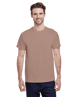 Sample of Gildan G500 - Adult 5.3 oz. T-Shirt in BROWN SAVANA from side front