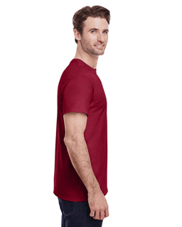 Sample of Gildan G500 - Adult 5.3 oz. T-Shirt in CARDINAL RED from side sleeveleft
