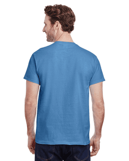 Sample of Gildan G500 - Adult 5.3 oz. T-Shirt in CAROLINA BLUE from side back