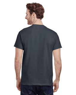 Sample of Gildan G500 - Adult 5.3 oz. T-Shirt in CHARCOAL from side back