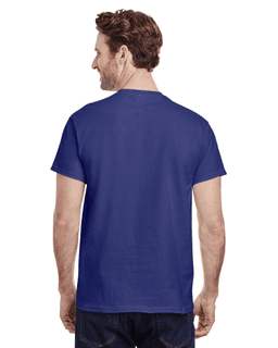 Sample of Gildan G500 - Adult 5.3 oz. T-Shirt in COBALT from side back
