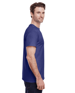 Sample of Gildan G500 - Adult 5.3 oz. T-Shirt in COBALT from side sleeveleft