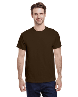 Sample of Gildan G500 - Adult 5.3 oz. T-Shirt in DARK CHOCOLATE from side front